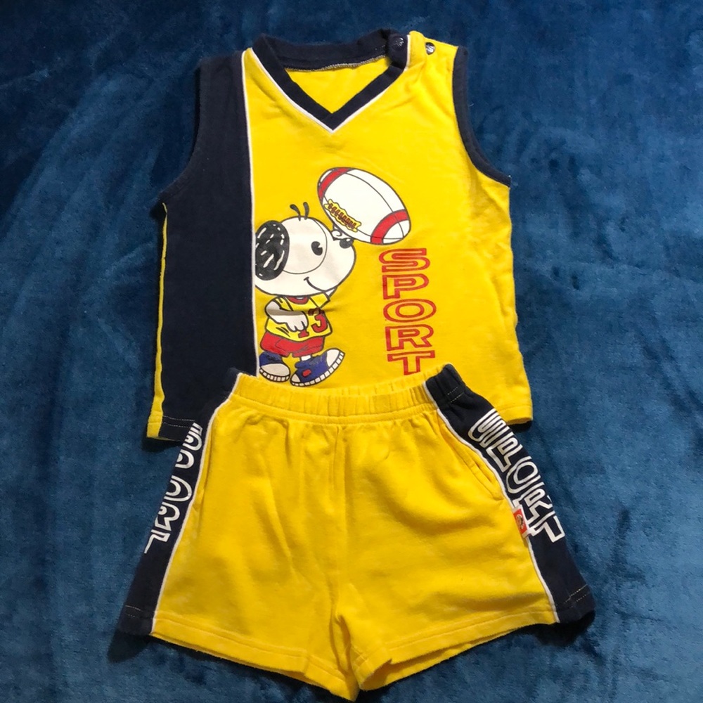 Yellow Sport Set